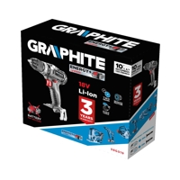 Aku vrtačka – GRAPHITE Energy+ 58G019