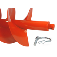 Vrták do půdy pro motorový zemní vrták Ø 300 mm x dl.800 mm dvojitá spirála DEMON M83166