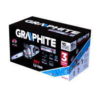 Akumulátorová řetězová pila 36V (2x18V) GRAPHITE Energy+ 58G043 – Lišta 14'' (350 mm)