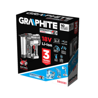 Akumulátorová sponkovačka a hřebíkovačka 18V Li-Ion Graphite Energy+ 58G081