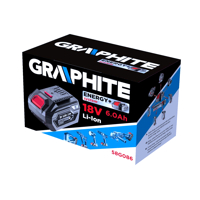 Akumulátor 18V Li-Ion 6.0 Ah – GRAPHITE Energy+ 58G086