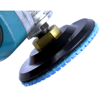 Lešticí gumový kotouč 100 mm se suchým zipem – Rapid M08499
