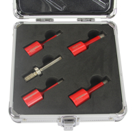 Diamantové vrtáky M14 do dlažby, sada 5 ks (6/8/10/12 mm) – M22596