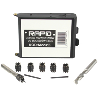 Sada vrtáků na odvrtávání svarů do 10 mm – RAPID M22316