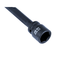 Sada nástrčných klíčů 10 ks, šestihranné 10–24 mm, 1/2'' – MAR-POL M58235