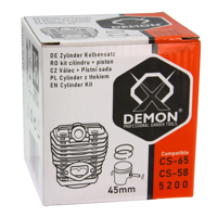 Válec a pístní sada 45 mm pro motorové pily CS-65, CS-58, 5200 – Demon M831338