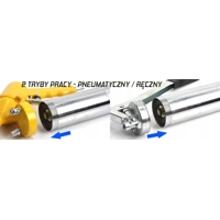 Ruční pneumatická maznice 2 v 1, objem 400 ml MAR-POL M78051