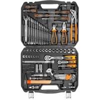 143dílná profesionální sada nářadí v kufru pro univerzální využití – NEO Tools 08-945