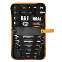 Sada nářadí na motorku - 25 ks - měkké pouzdro NEO Tools 10-500