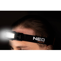 Čelovka USB nabíjecí 180 lm COB LED + pohybový senzor NEO Tools 99-069