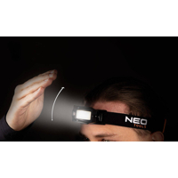 Čelovka USB nabíjecí 180 lm COB LED + pohybový senzor NEO Tools 99-069