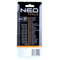 Sada plíškových měrek, 26 dílů – NEO Tools 11-190