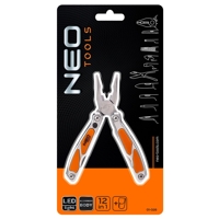 Multifunkční kleště, 12 variací s LED osvětlením NEO Tools 01-026