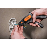 Automatické odizolovací kleště na elektrické kabely, rozsah 0.5 do 6 mm² (24-10 AWG) NEO Tools 01-519