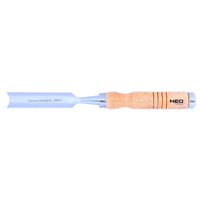 Sada 4 truhlářských dlát (6, 12, 18, 24 mm) s dřevěnou rukojetí – NEO Tools 37-800