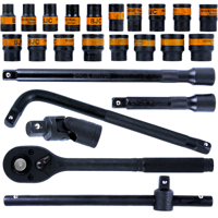 Sada kovaných 6hranných nástavců 1/2'' (8–32 mm), 24 kusů – BJC M58231