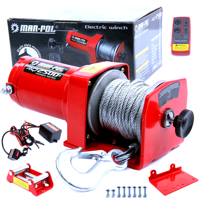 Elektrický naviják RQ 2500 + manuální a dálkové ovládání M80762 MAR-POL
