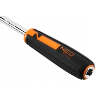 Sada nástrčných klíčů 1/4'' + 3/8'' 46 dílná NEO TOOLS 10-019