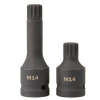 Sada nástrčných klíčů SPLINE 1/2'' M14, M16, M18 – 6 ks, MAR-POL M66417