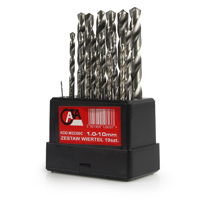 Sada vrtákůCATA 1.0–10.0 mm – 19 ks M22300C