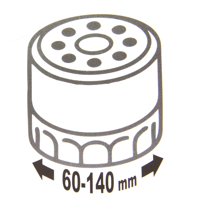 Univerzální klíč na olejové filtry 60–140 mm – MAR-POL M57602