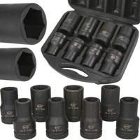 Sada nástrčných hlavic 1'' 17–33 mm, 8 ks – M58262A – BJC