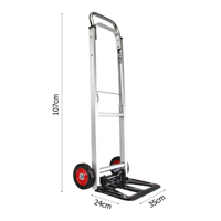 Skládací hliníkový vozík pro přepravu nákladu 90 kg – M80084