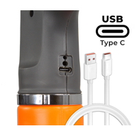 Mini postřikovač DEMON 1 l – akumulátorový s USB-C a nastavitelnou tryskou, M80200