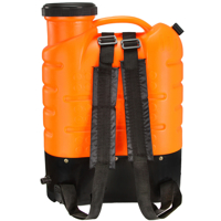 Zádový postřikovač DEMON 16 l – akumulátorový, oranžový model M80203