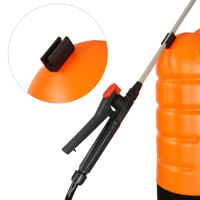 Zádový postřikovač DEMON 16 l – akumulátorový, oranžový model M80203