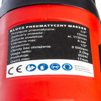 Kompaktní pneumatický rázový utahovák 1/2'' – MAR-POL TH COMPACT, 1800 Nm, M80506