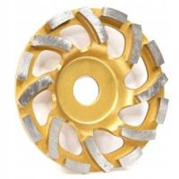 Segmentový diamantový kotouč pro broušení betonu 125 mm × 22,2 mm – DOUBLE L-SHAPE – Mar-Pol M90900