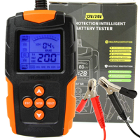 Tester akumulátorů 12–24 V s kapacitou 3 Ah až 200 Ah – MAR-POL M82520
