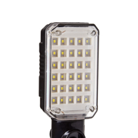 LED pracovní svítilna 230 V – 25 LED, s magnetem a háčkem pro zavěšení – MAR-POL M82735