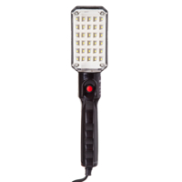 LED pracovní svítilna 230 V – 25 LED, s magnetem a háčkem pro zavěšení – MAR-POL M82735
